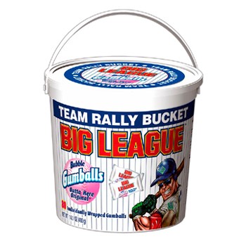 Ford Gum Big League Chew Bucket 240/260 Count; 41.6 Ounces; 6 Per Case - High Mart Wholesale