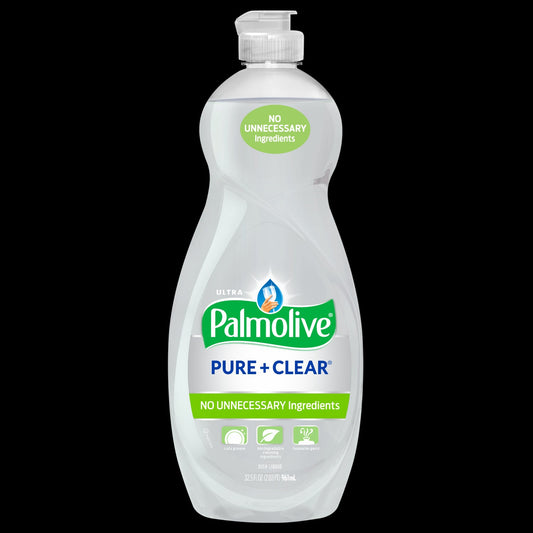 Palmolive Dish Soap Pure + Clear Ultra; 32.5 Fluid Ounces; 9 Per Case