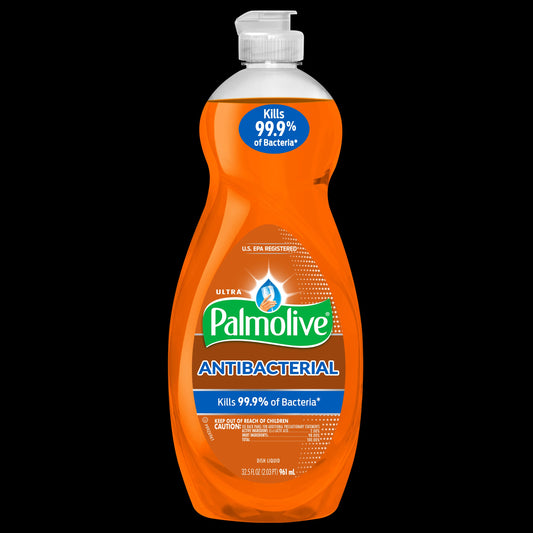 Palmolive Dish Soap Antibacterial Orange; 32.5 Fluid Ounces; 9 Per Case