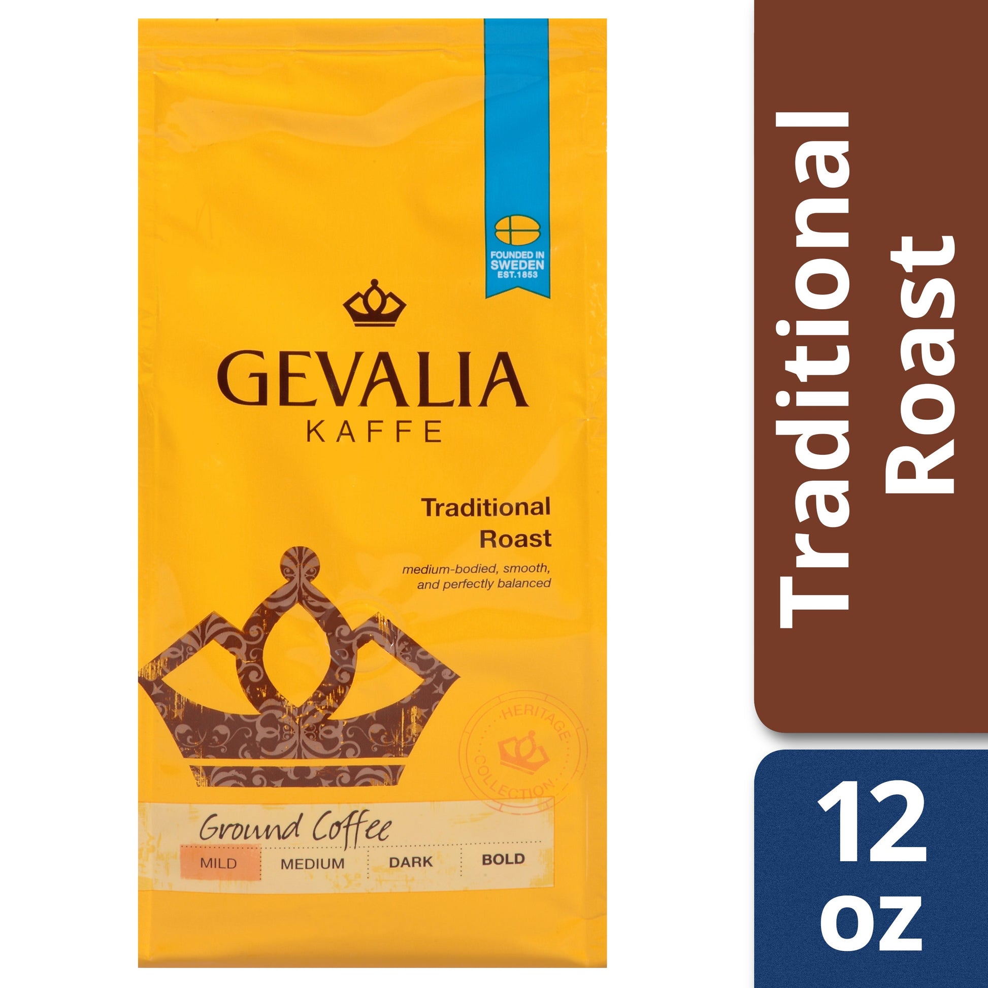 Gevalia Gevalia Coffee Roast & Ground Traditional; 12 Ounces; 6 Per Case - High Mart Wholesale