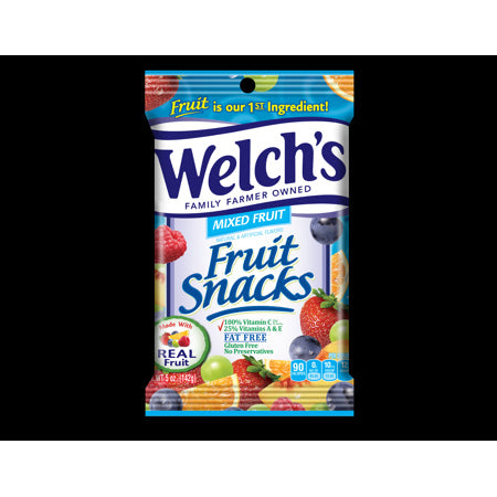 Welch's Mixed Fruit Fruit Snacks; 5 Ounces; 12 Per Case