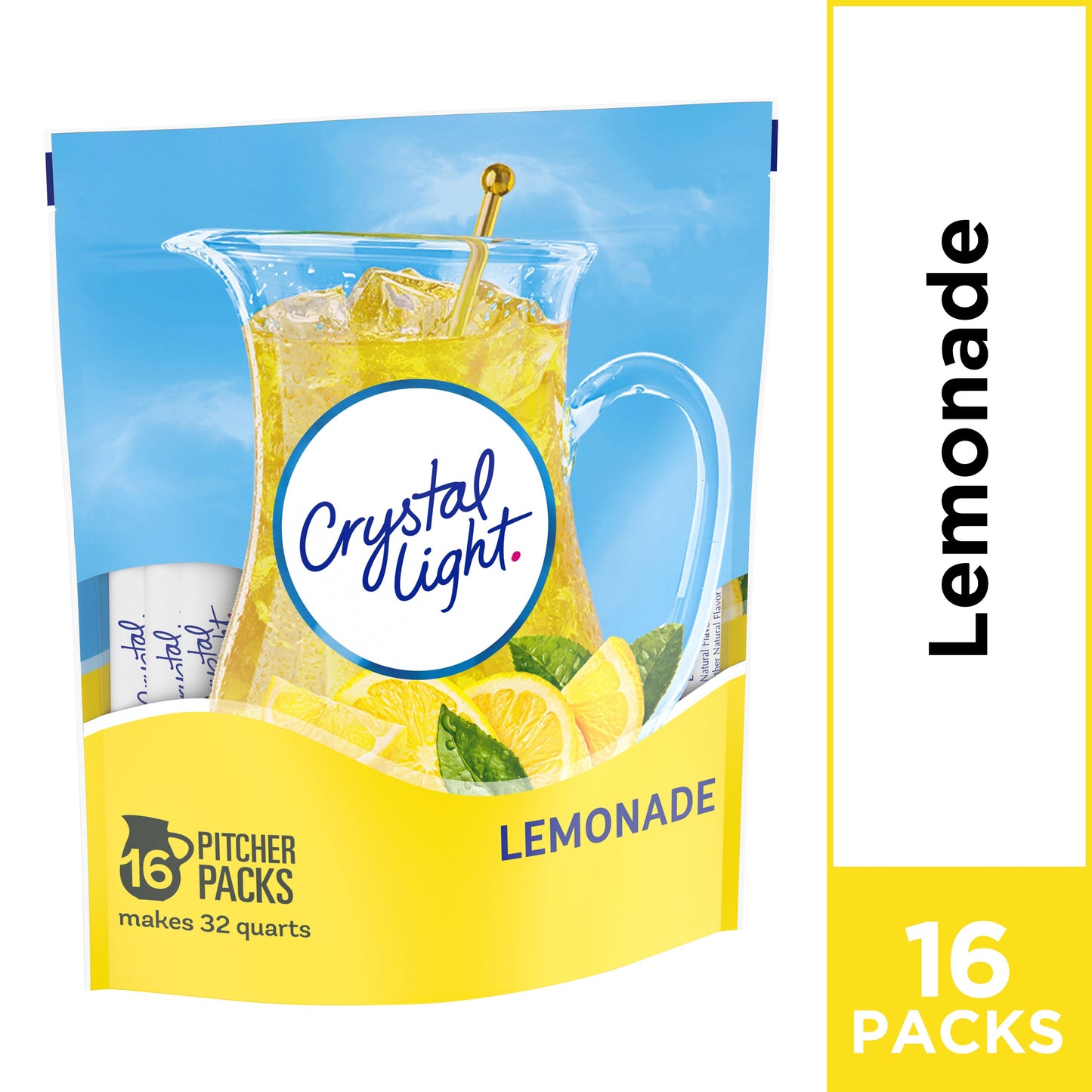 Crystal Light Lemonade Powdered Soft Drink; 8.6 Ounces; 12 Per Case - High Mart Wholesale