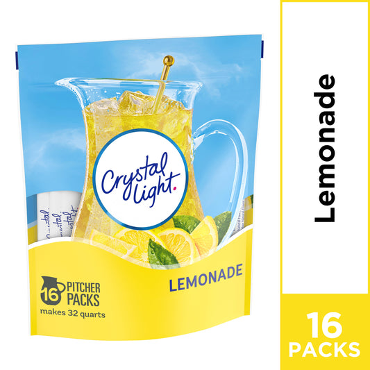 Crystal Light Lemonade Powdered Soft Drink; 8.6 Ounces; 12 Per Case - High Mart Wholesale