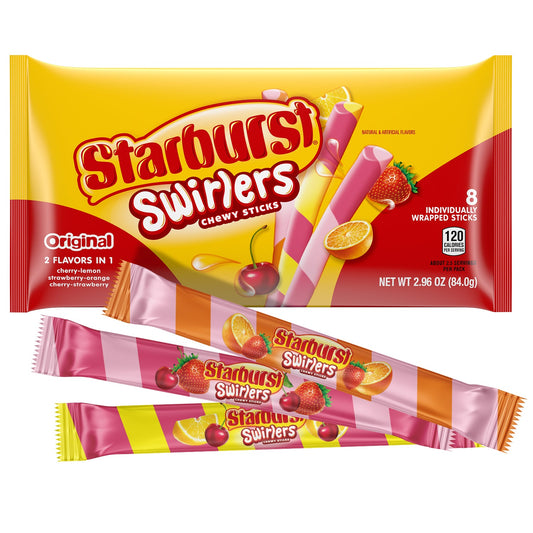 Starburst Swirlers Share Size; 2.96 Ounces; 10 Per Box; 6 Per Case