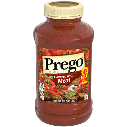 Prego Sauce Flavored With Meat; 45 Ounces; 6 Per Case - High Mart Wholesale