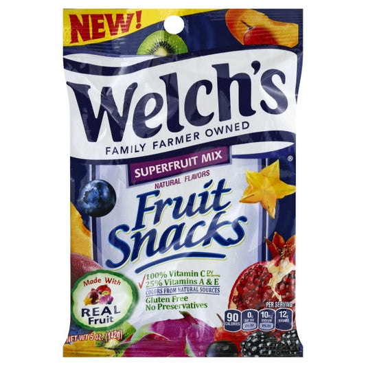 Welch's Super Fruit Mix Fruit Snack; 5 Ounces; 12 Per Case