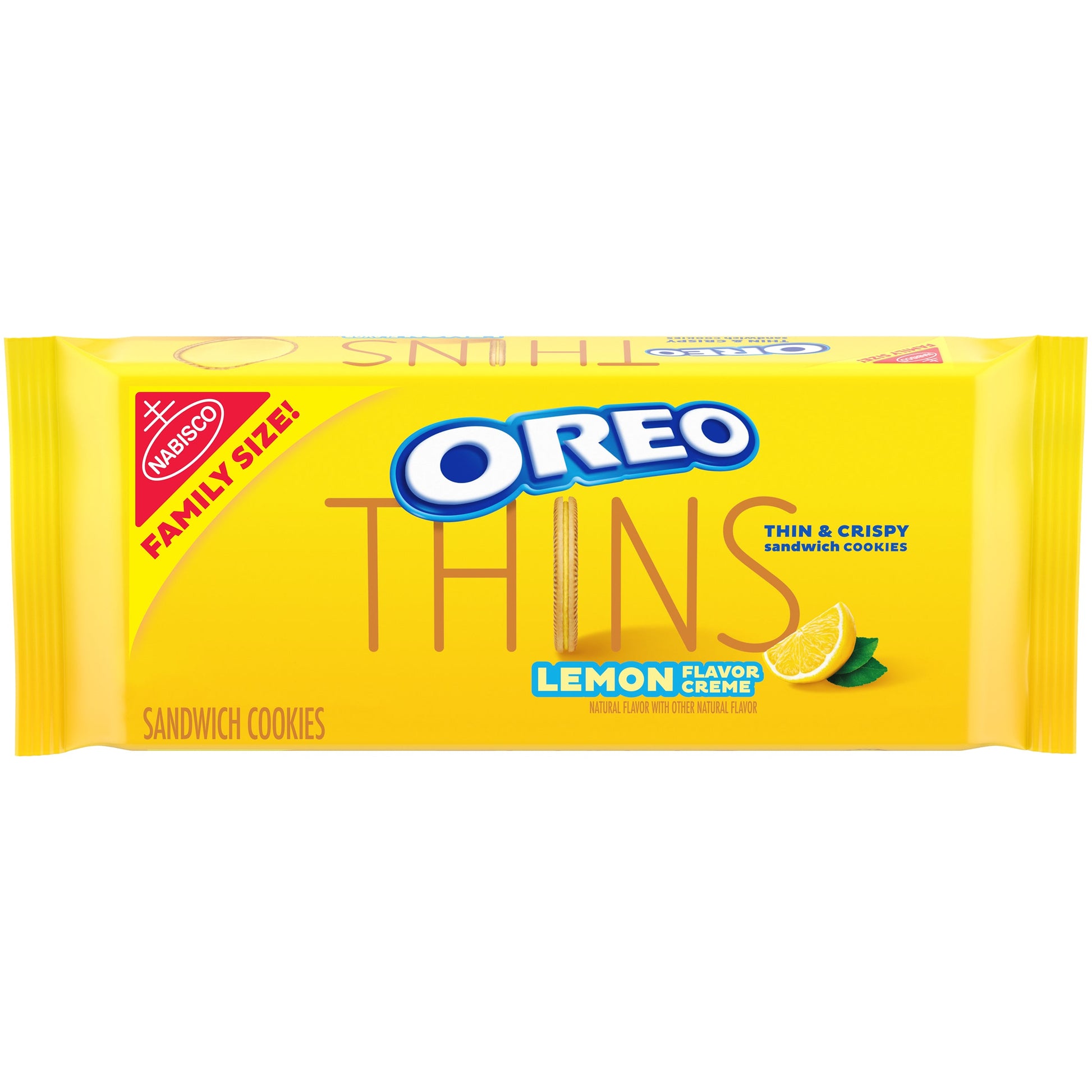 Oreo Thins Lemon Cookie; 13.1 Ounces; 12 Per Case - High Mart Wholesale