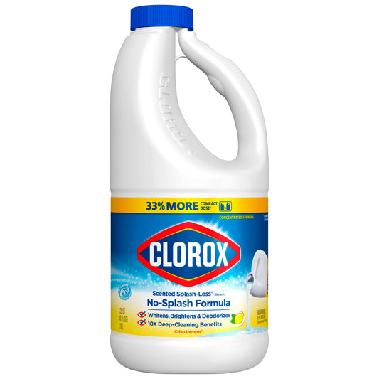 Clorox Splashless Liquid Bleach; 40 Fluid Ounces; 6 Per Case - High Mart Wholesale