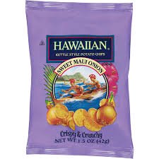 Utz Maui Onion Kettle Chips; 1.5 Ounce; 48 Per Case