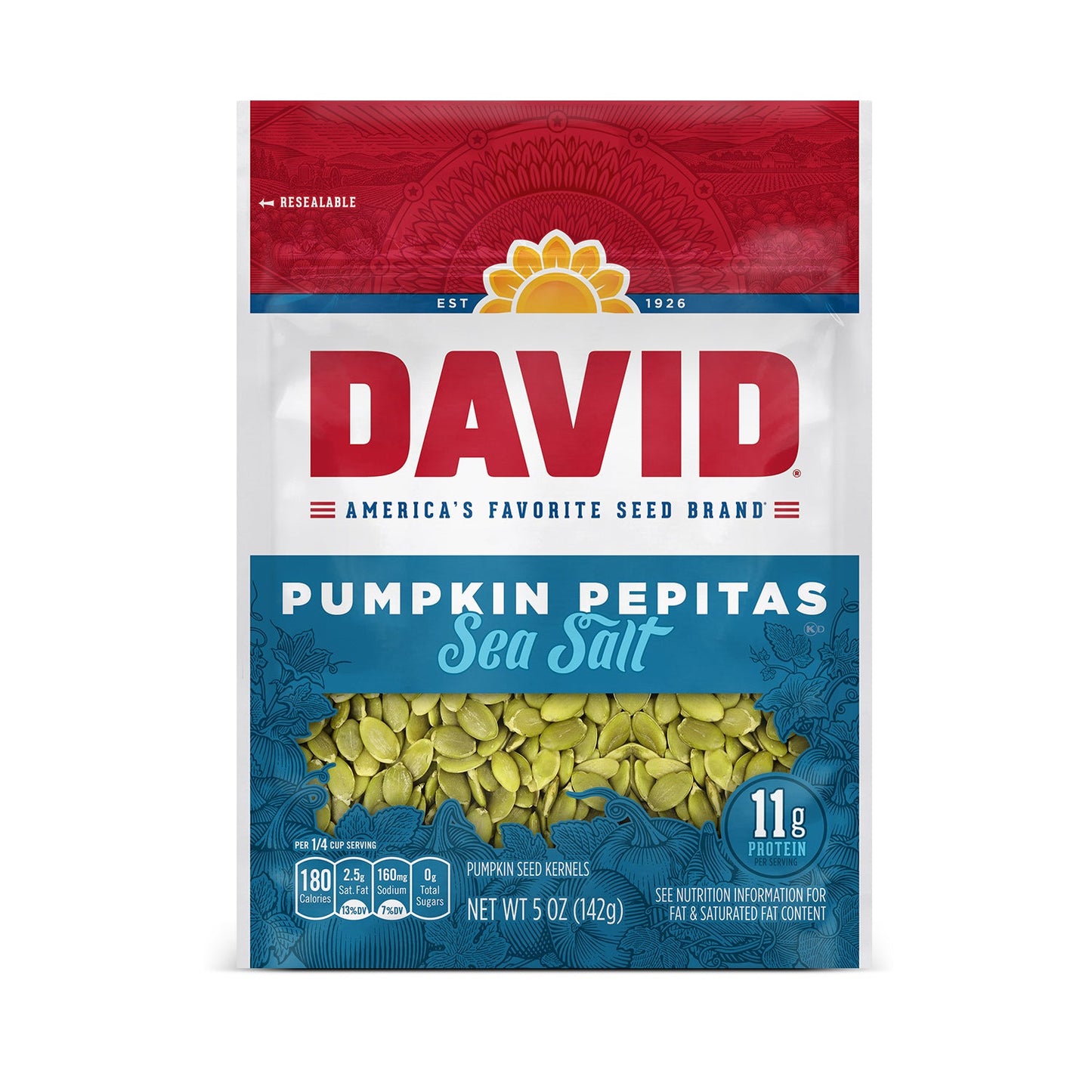 David Pepitas Sea Salt; 5 Ounces; 8 Per Case