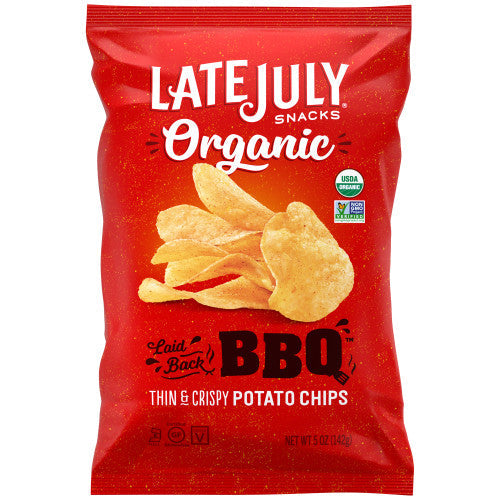 Late July Organic Potato Chips Bbq; 5 Ounces; 12 Per Case - High Mart Wholesale