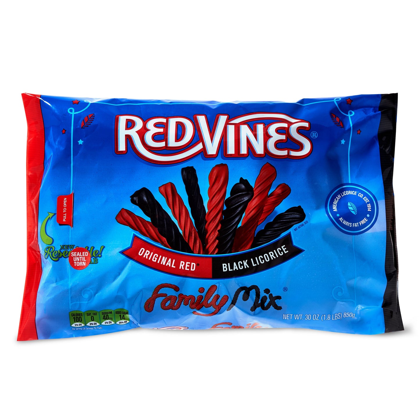 Red Vines Twists Family Mix; 30 Ounces; 12 Per Case - High Mart Wholesale