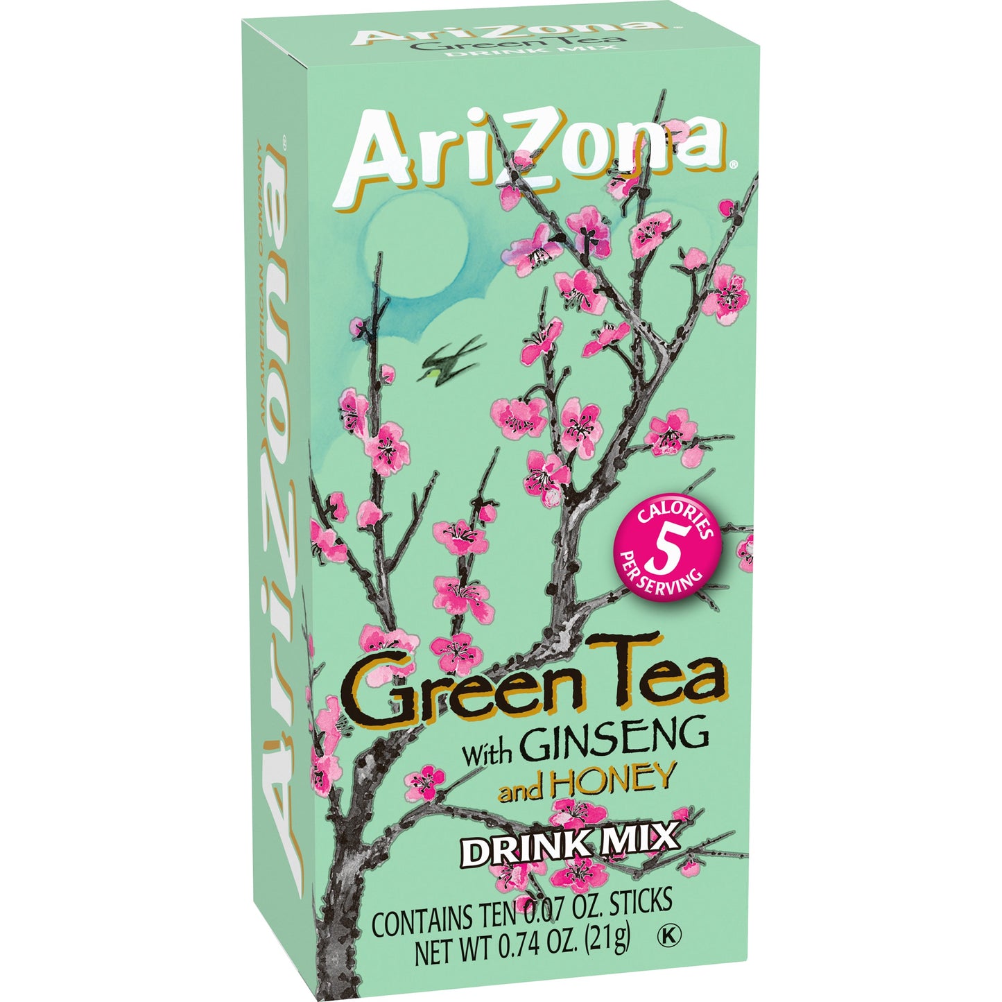 Arizona Diet Green Tea Powdered Soft Drink; 0.74 Ounces; 12 Per Case - High Mart Wholesale