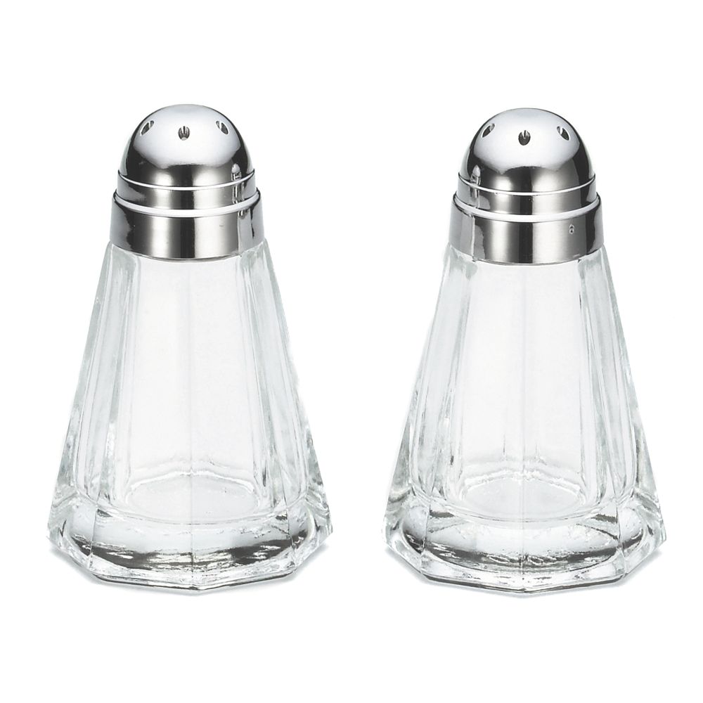 Tablecraft Shaker Salt & Pepper 1.5 Ounce Chrome Plated; 24 Each; 1 Per Case - High Mart Wholesale