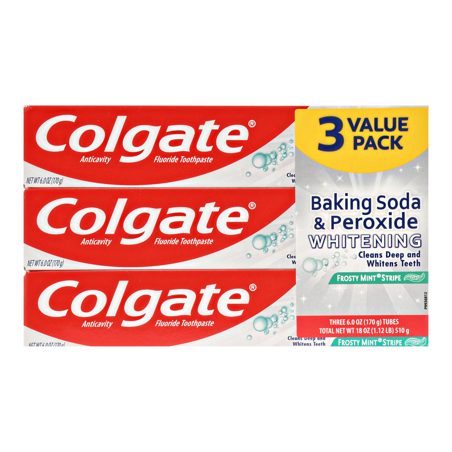 Colgate Baking Soda Toothpaste; 18 Ounce; 6 Per Case