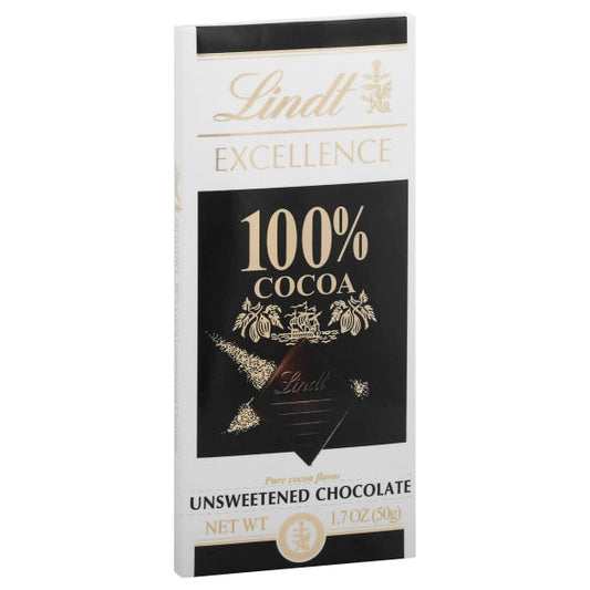 Lindt & Sprungli (Usa) Inc Excellence 100% Cocoa Bar; 1.7 Ounces; 18 Per Box; 6 Per Case