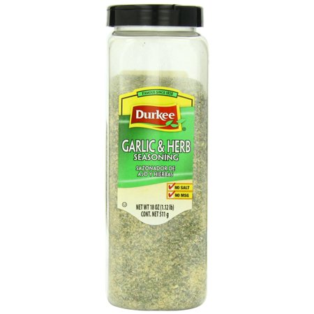 Durkee Salt Free Garlic & Herb Seasoning; 18 Ounces; 6 Per Case - High Mart Wholesale