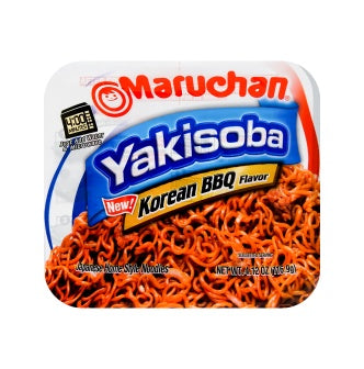 Maruchan Yakisoba Korean Bbq Flavored Home Style Japanese Noodles; 4.12 Ounces; 8 Per Case - High Mart Wholesale