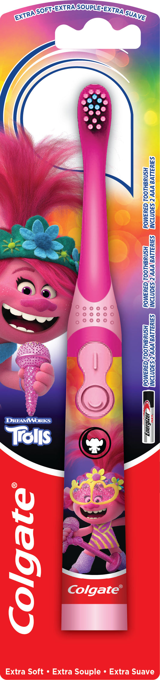 Colgate Kids Battery Powered Toothbrush Trolls; 1 Each; 3 Per Box; 4 Per Case