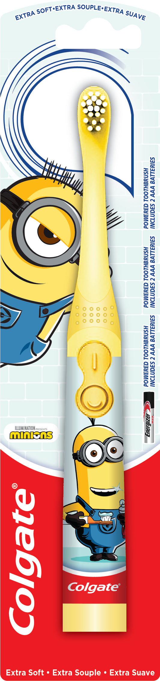 Colgate Kids Battery Powered Toothbrush Minions; 1 Each; 3 Per Box; 4 Per Case