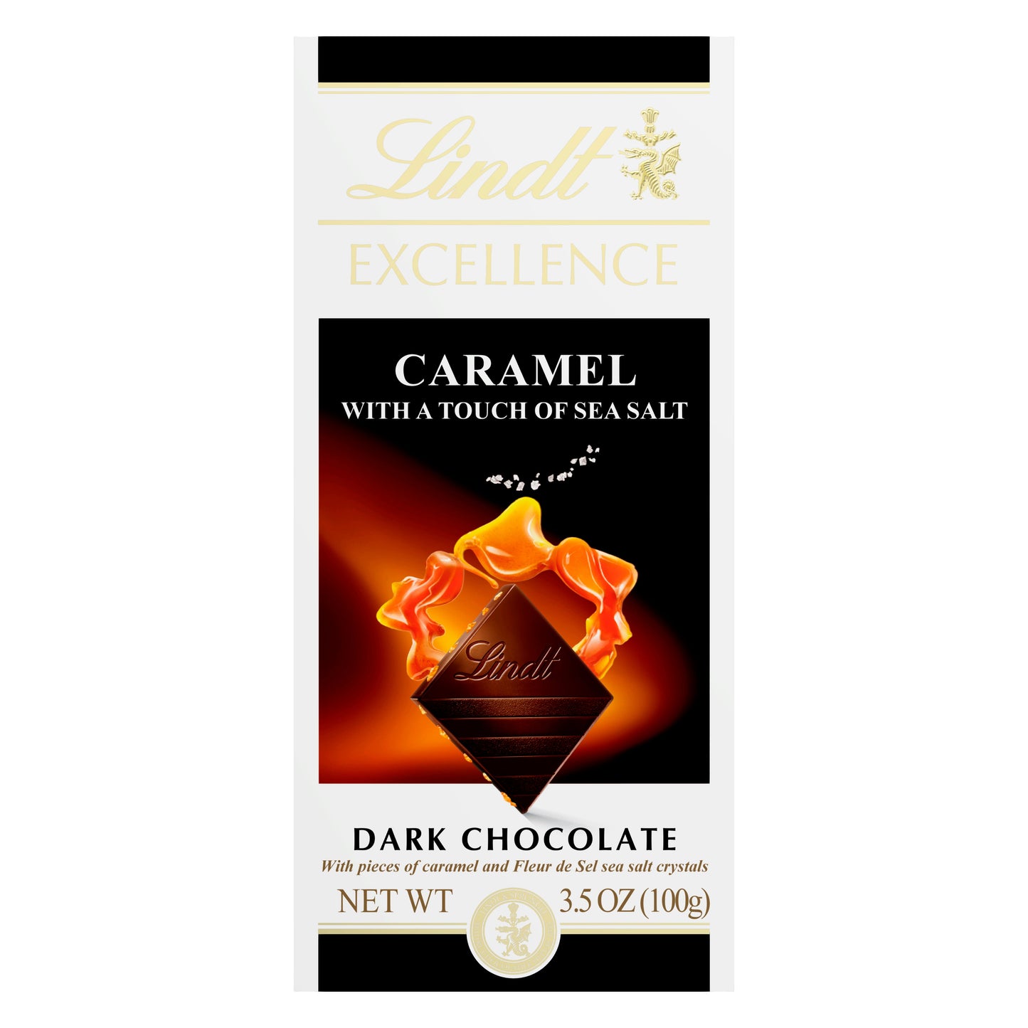 Lindt & Sprungli Excellence Caramel With Single Serve; 3.5 Ounces; 12 Per Box; 12 Per Case
