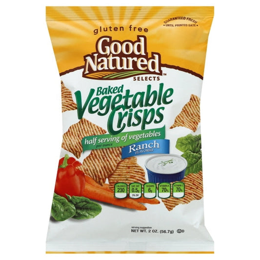 Herr Foods Inc Good Natured Ranch Baked Vegetable Crisps; 2 Ounces; 6 Per Case - High Mart Wholesale