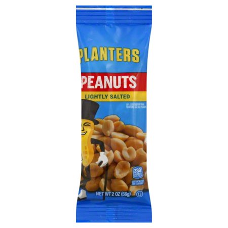 Planters Lightly Salted Cocktail Peanut; 2 Ounces; 144 Per Case