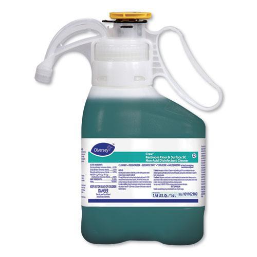 Diversey Restroom Floor And Surface Non Acid Cleaner; 1.4 Liter; 2 Per Case - High Mart Wholesale