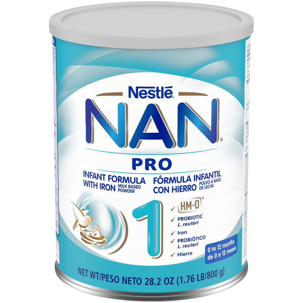 Nan Pro Milk-Based Powder Infant Formula Can With Iron; 4.7 Ounce; 6 Per Case - High Mart Wholesale