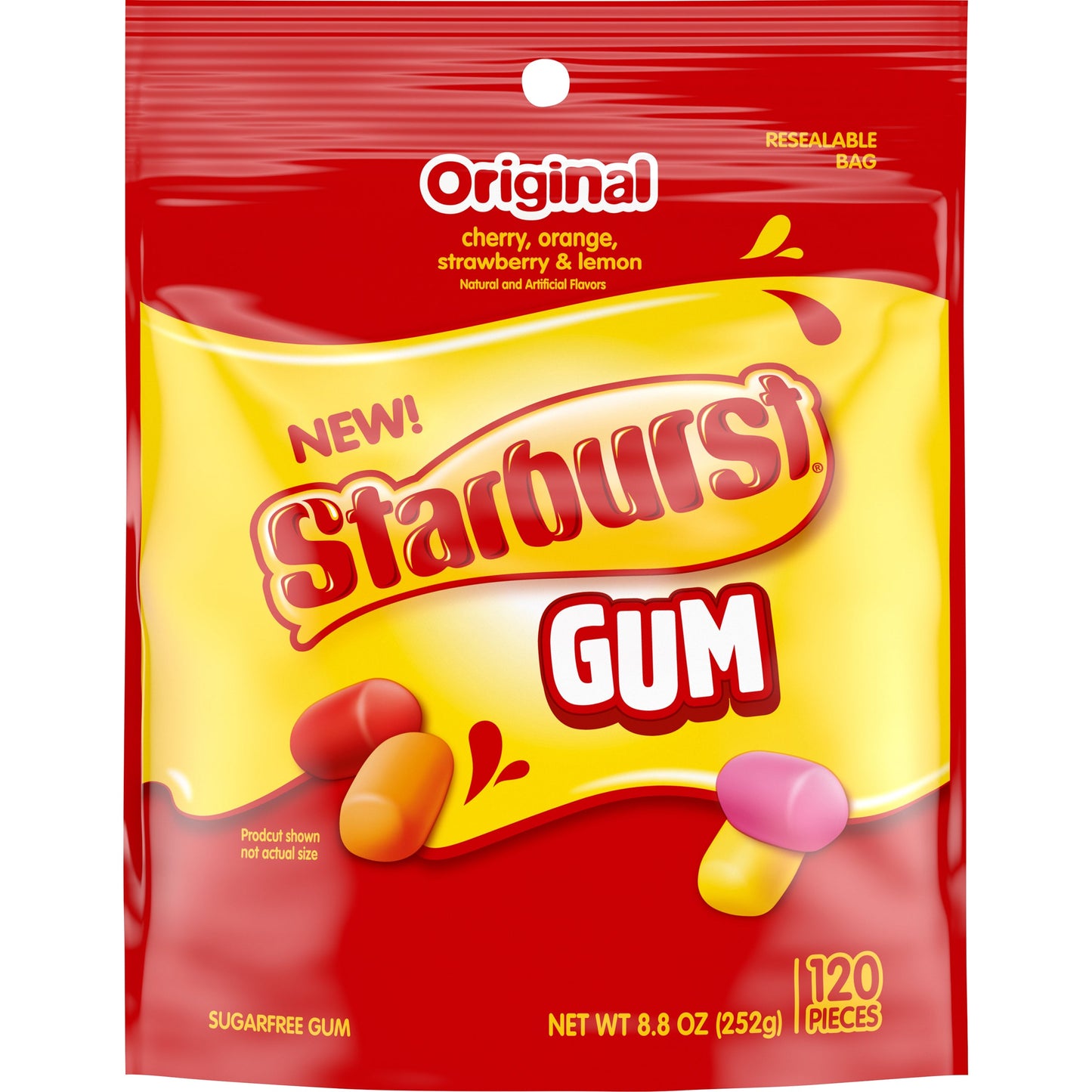 Starburst Original Gum Stand Up Pouch; 8.8 Ounces; 6 Per Case