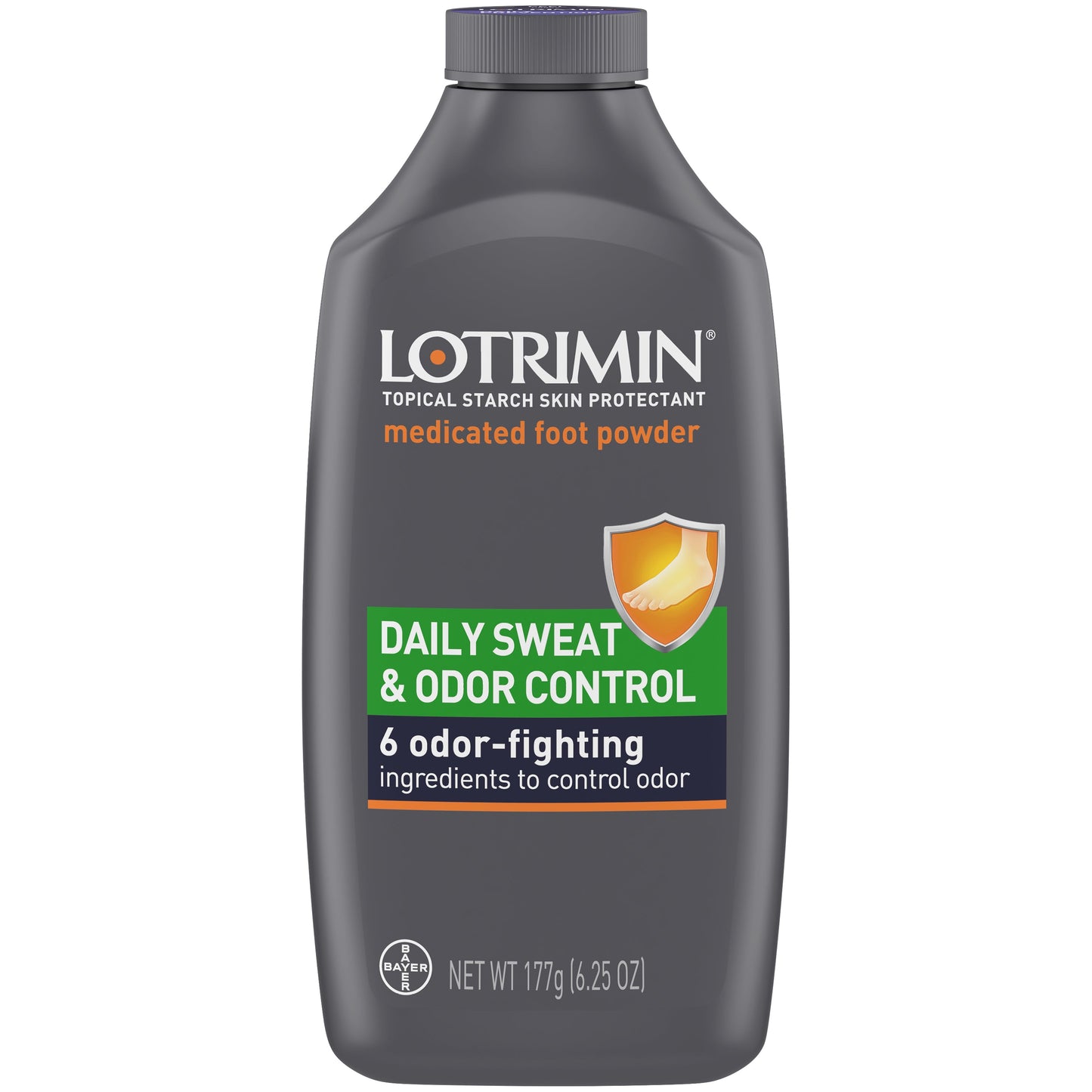 Lotrimin Daily Sweat&Odor Cntl Powder; 6.25 Ounce; 6 Per Box; 2 Per Case