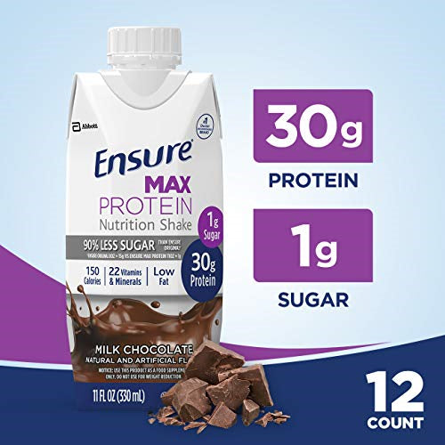 Ensure Max Protein Chocolate Tetra; 11 Fluid Ounce; 12 Per Case - High Mart Wholesale