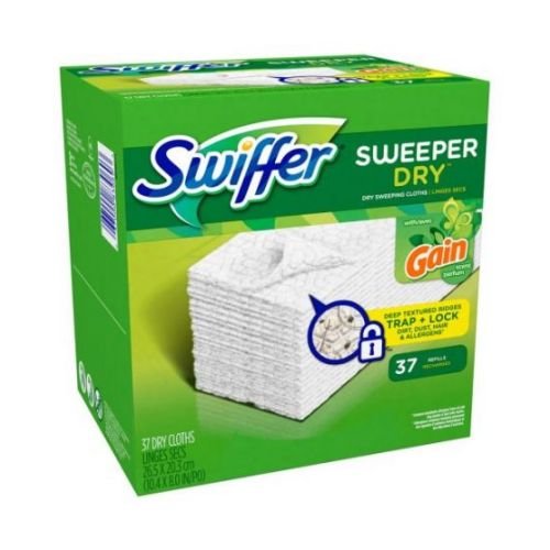 Swiffer Cloth Dry Gain Scent; 37 Count; 4 Per Case