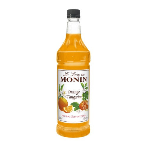 Monin Syrup Orange Tangerine Plastic; 1 Liter; 4 Per Case - High Mart Wholesale