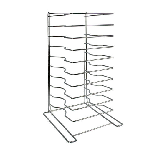 American Metalcraft 10 Tiered Pizza Rack Chrome Plated; 1 Each - High Mart Wholesale