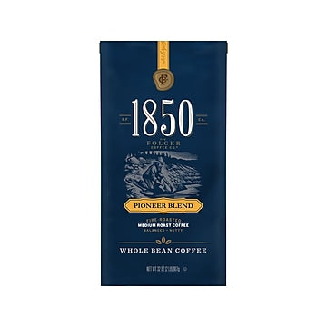 Folgers 1850 Whole Bean 2 Pounds Pioneer; 2 Pounds; 4 Per Case