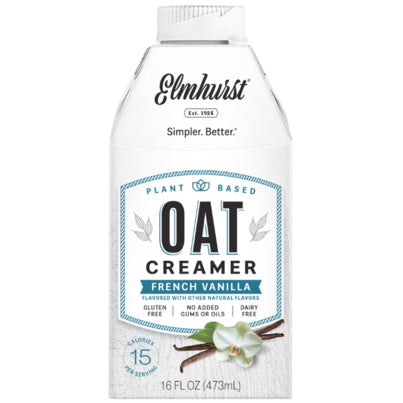 Elmhurst Milked Oat Creamer Vanilla; 16 Fluid Ounces; 6 Per Case