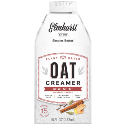 Elmhurst Milked Oat Creamer Chai Spice; 16 Fluid Ounces; 6 Per Case