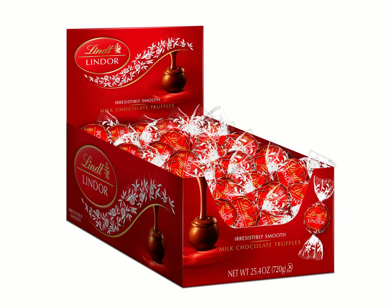 Lindor Chocolate Truffle Milk Chocolate Changemaker; 0.42 Ounces; 60 Per Box; 12 Per Case