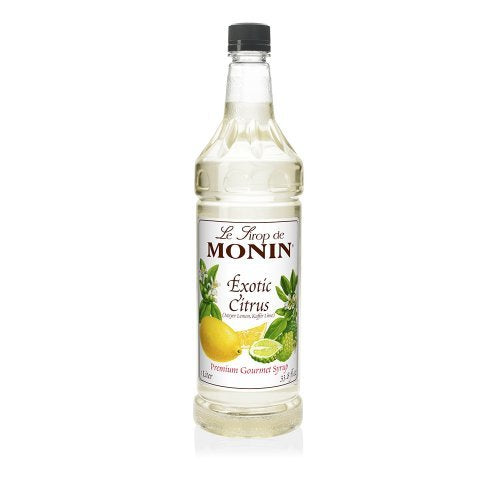 Monin Exotic Citrus Syrup; 1 Liter; 4 Per Case - High Mart Wholesale