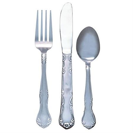 World Tableware Linda Solid Handle Fluted Blade Entrã©E Knife 8 5/8"; 12 Each - High Mart Wholesale