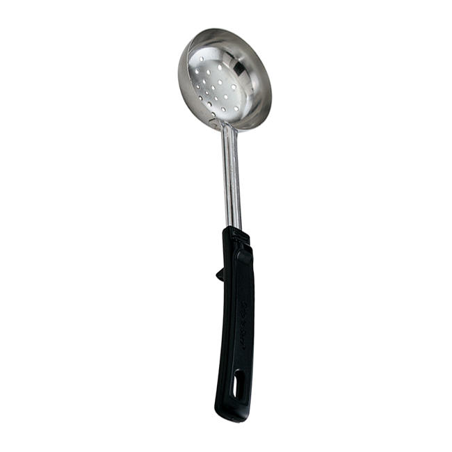 Vollrath Stainless Steel 40 Ounce Perforated Spoodle Black Handle; 1 Each