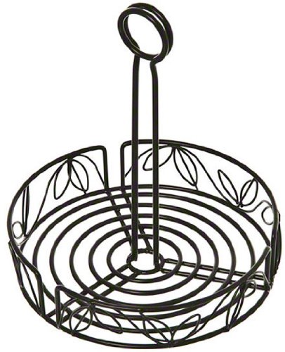 American Metalcraft Leaf Dessert Holder Black; 1 Each - High Mart Wholesale