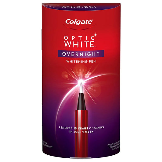 Colgate Optic White Overnight Whitening Pen; 0.08 Fluid Ounces; 6 Per Box; 2 Per Case