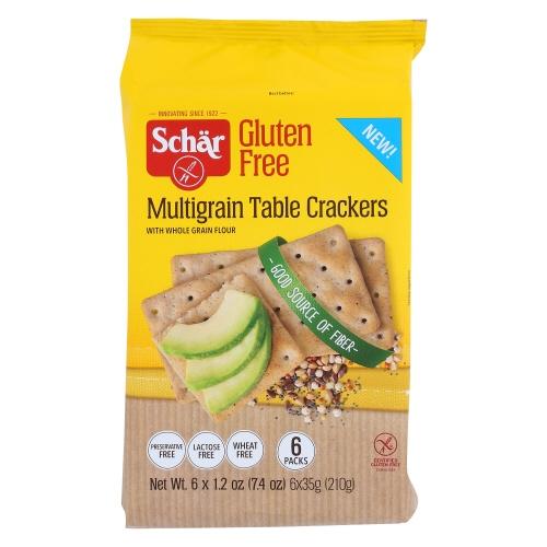 Schar Gluten Free Multigrain Crackers; 7.4 Ounces; 5 Per Case - High Mart Wholesale