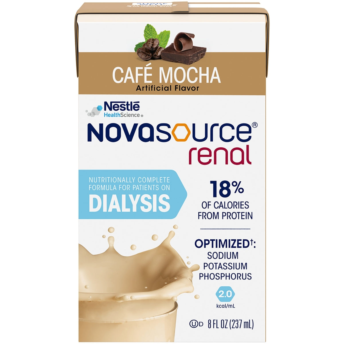 Novasource Renal Renal Mocha Prisma; 8.01 Fluid Ounces; 24 Per Case - High Mart Wholesale