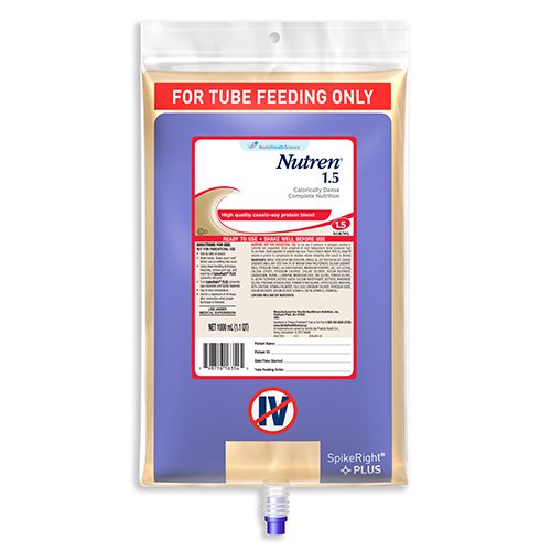 Nutren 1.5 Malnutrition Tube Feeding Nutritional Balanced High Cal; 33.8 Fluid Ounce; 6 Per Case - High Mart Wholesale