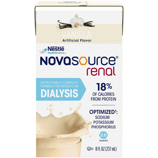 Novasource Renal Renal Vanilla; 8 Fluid Ounces; 24 Per Case - High Mart Wholesale