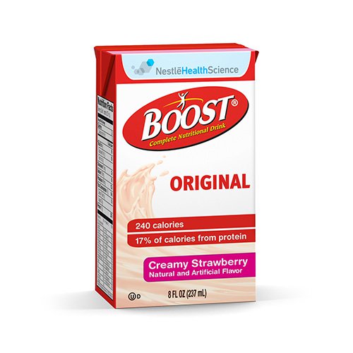 Boost Creamy Strawberry; 8 Fluid Ounces; 24 Per Case - High Mart Wholesale