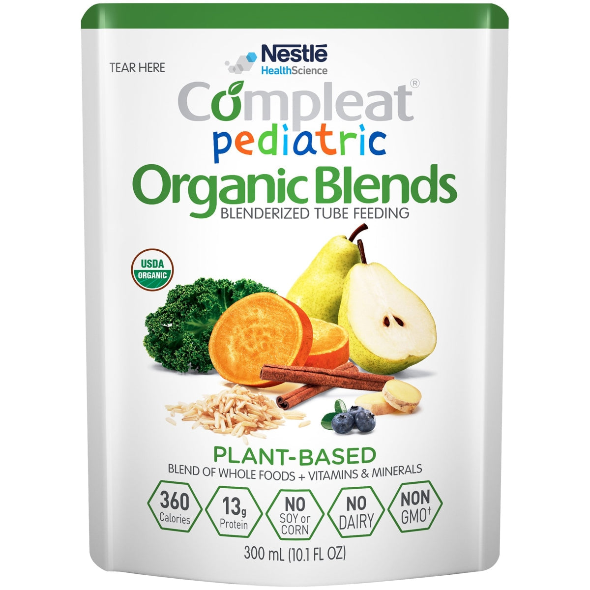 Compleat Pediatric Organic Blends Plant Based; 10.1 Fluid Ounce; 24 Per Case - High Mart Wholesale